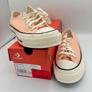 NWT Converse Chuck 70 Ox Cheeky Coral Unisex Sneakers Classic Low Top Light Pink